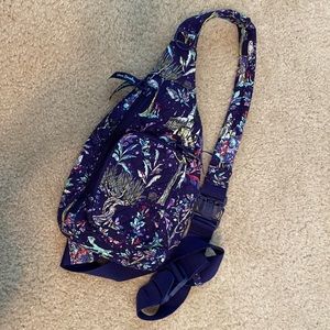 Vera Bradley Harry Potter Forbidden Forest mini sling backpack. Used once!